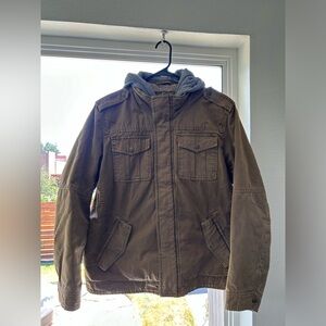 Levi’s Sherpa Lined Two Pocket Hooded Trucker Jacket